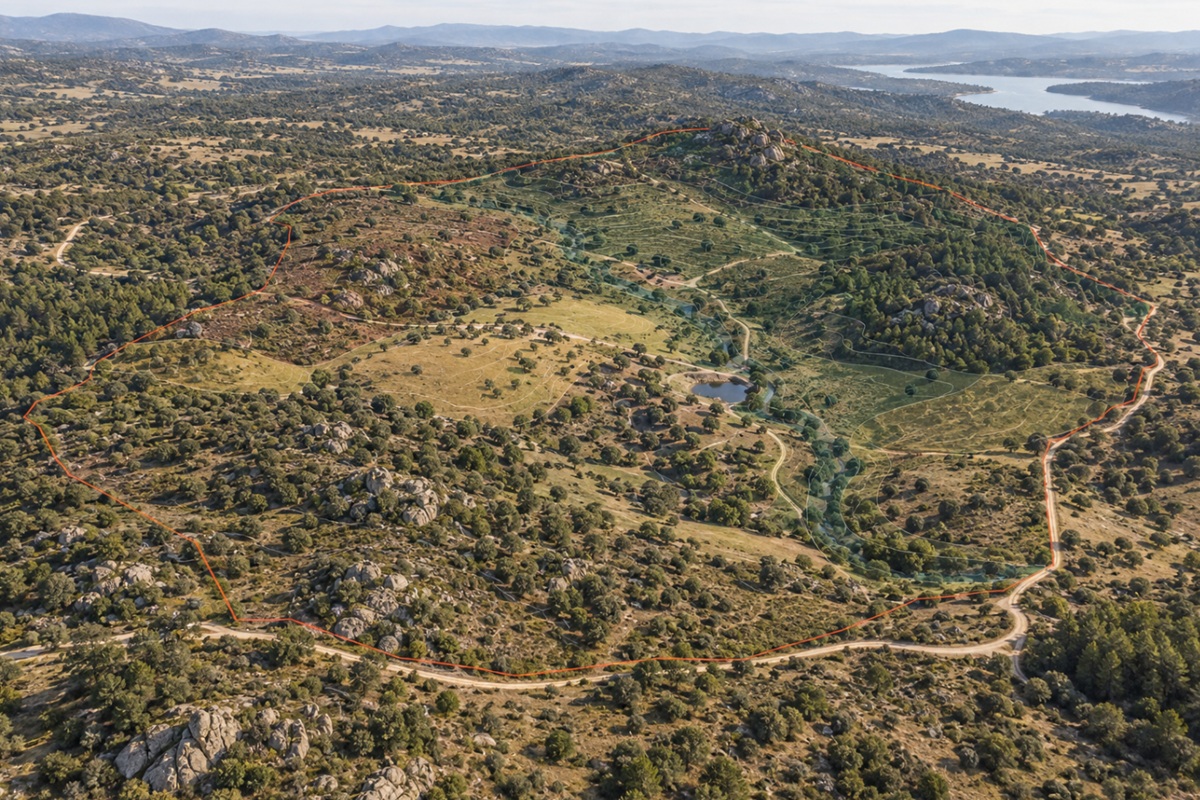 Cartografía ambiental de una finca cinegética en San Martín de Valdeiglesias.