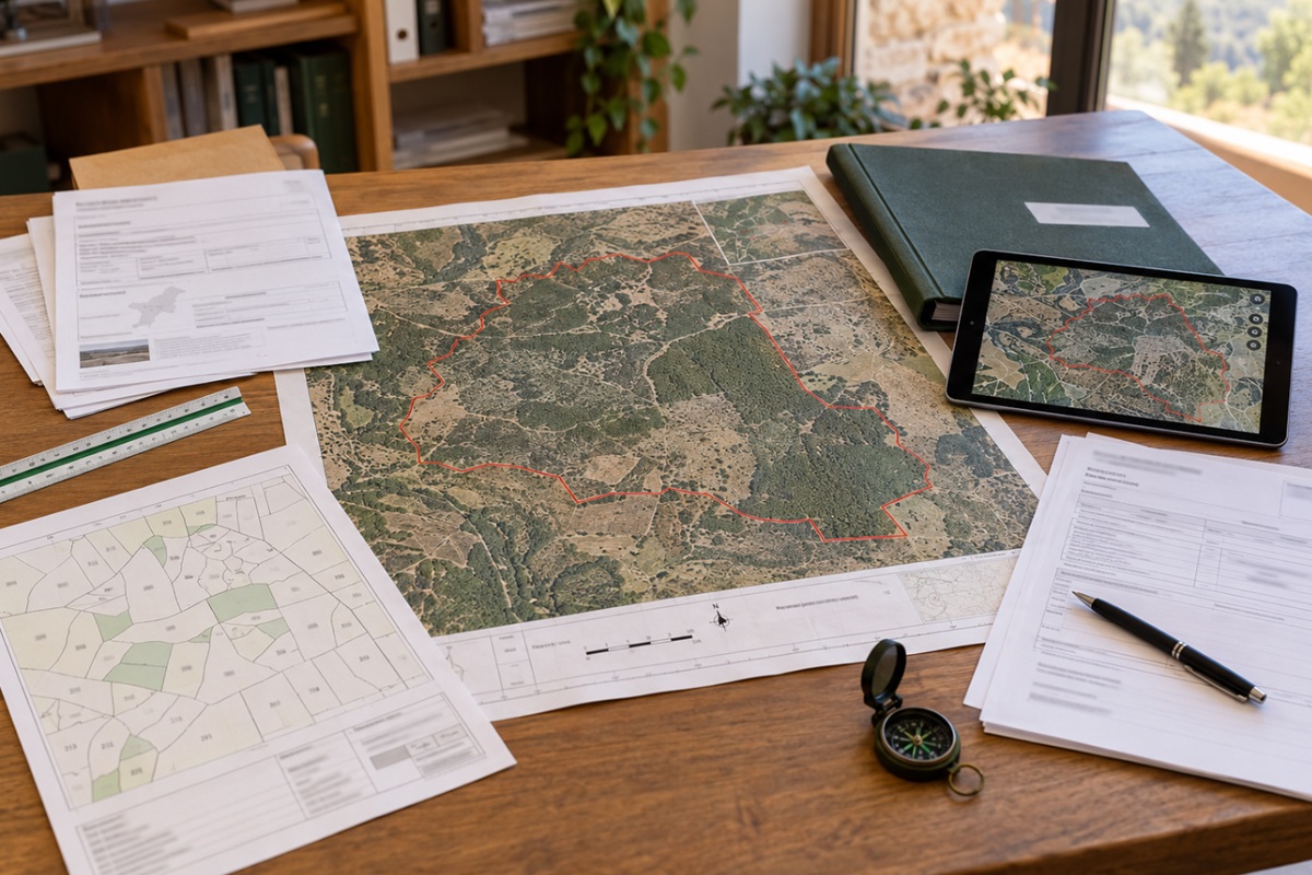 Documentación y cartografía necesarias para crear o renovar un coto de caza.